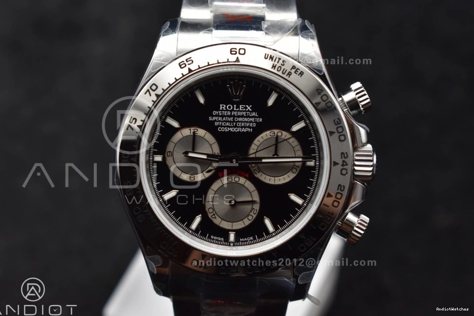 Classic Bracelet V 126509 Edition QF 1:1 Silver SH4131 on Daytona 794 Black SS Best Dial 0815